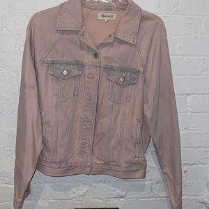 Madewell Raglan Oversized Jean Jacket Overdyed Edition